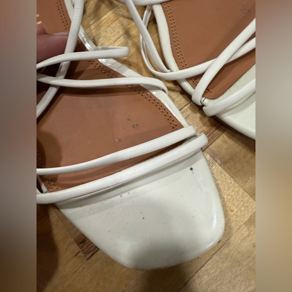 Tory Burch White Strappy Sandals - Picture 6 of 11